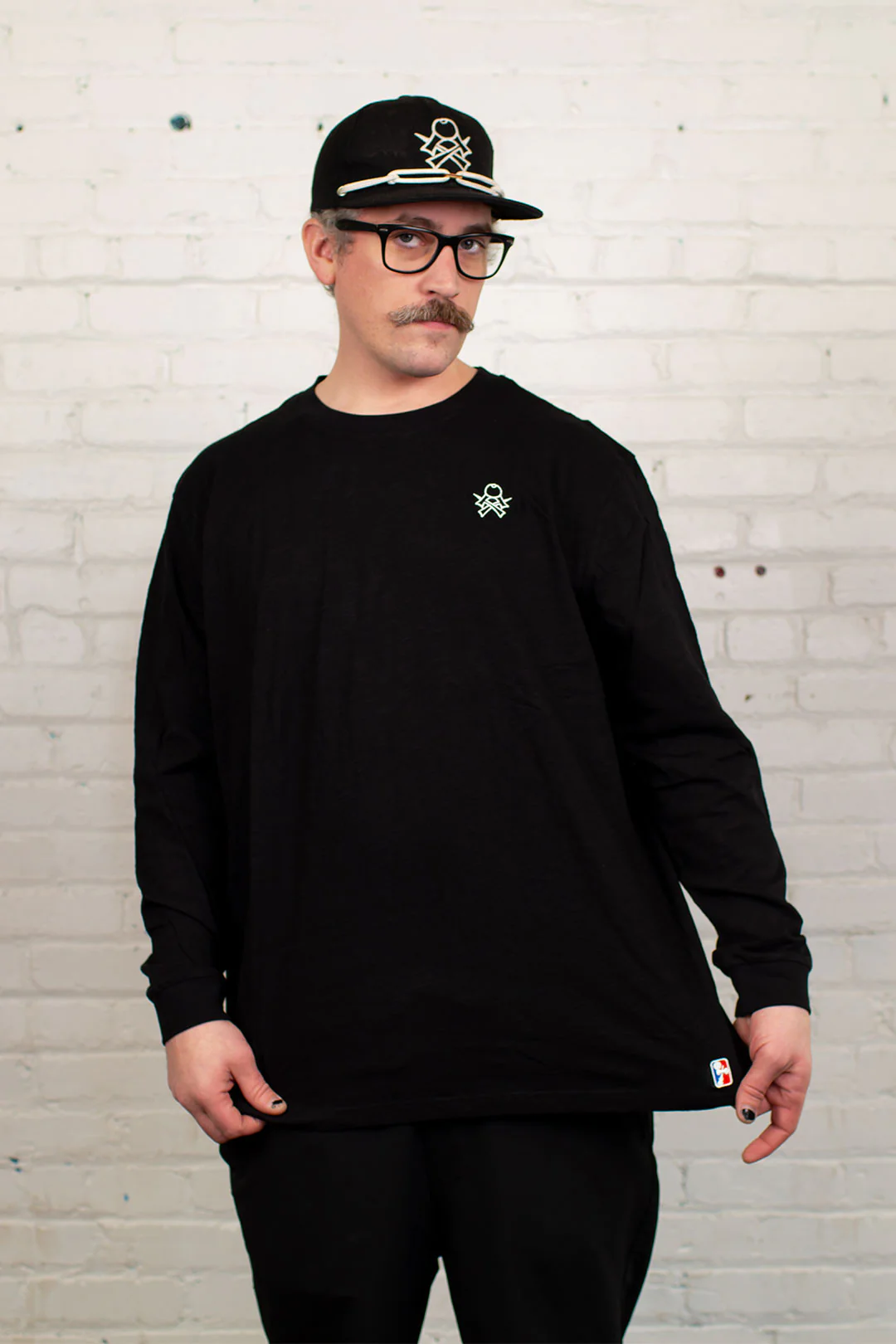 CROSSKEN - SK CUT & SEW - BLACK LONG Sleeve - Image 3